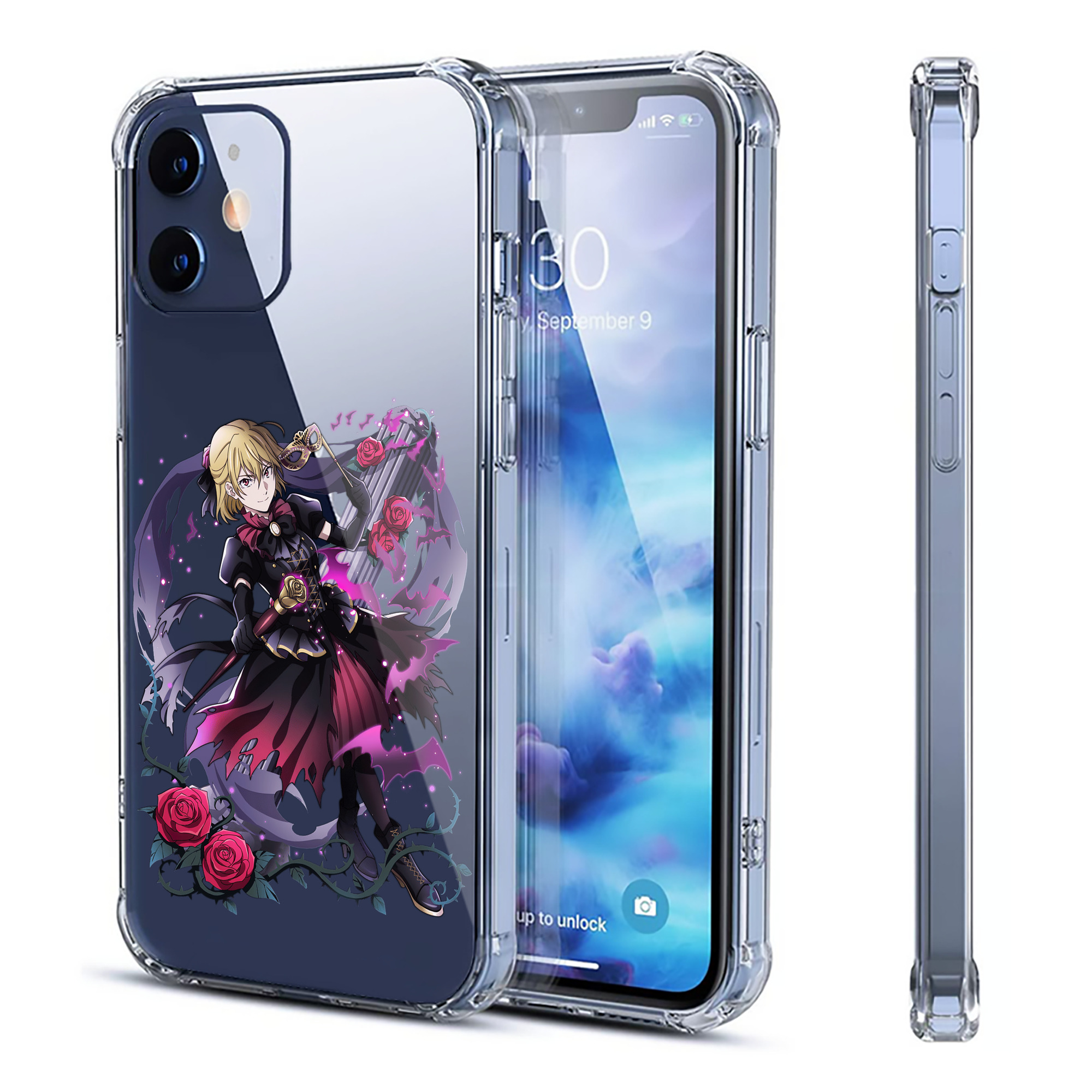 （画像用） 文豪ストレイドッグス Bungo Stray Dogs 【iPhone 12シリーズ対応】透明スマホケース（クリアソフトケース）